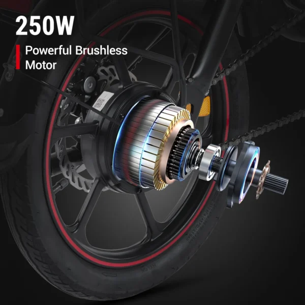 DYU D3F 14 Inch Mini Folding EBike - Image 2