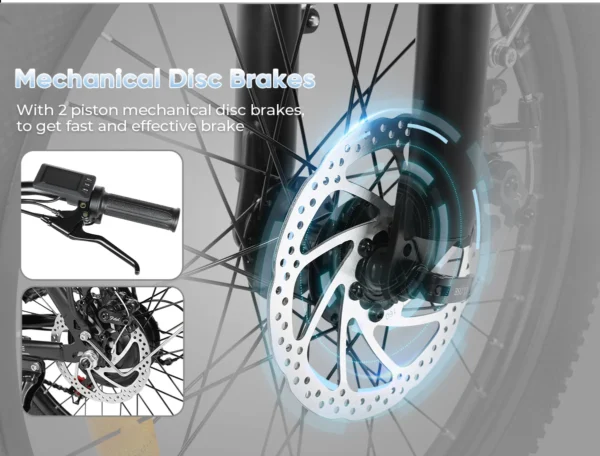Samebike-CY20 Portable Commuter Electric Bike - Image 7