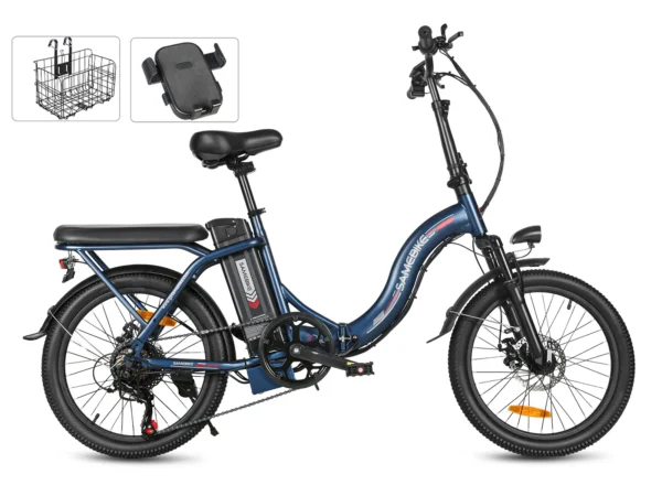 Samebike-CY20 Portable Commuter Electric Bike - Image 2